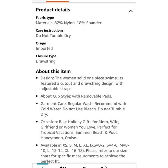 Cupshe Teal Blue  One Piece Swimsuit Woman Size Large - Picture 8 of 8